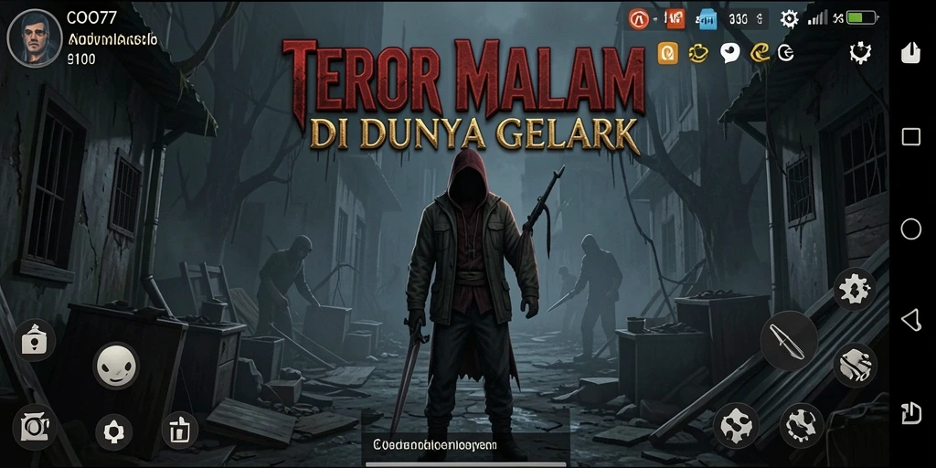 Screenshot gameplay COO77 yang seram dan mendebarkan.