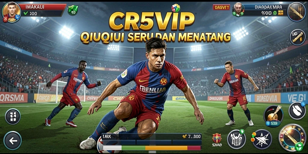 Tampilan gameplay QiuQiu yang seru dan menantang di CR7VIP.