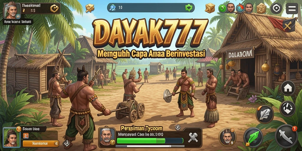 Tampilan screenshot menunjukkan gameplay Tycoon yang seru dan menarik.