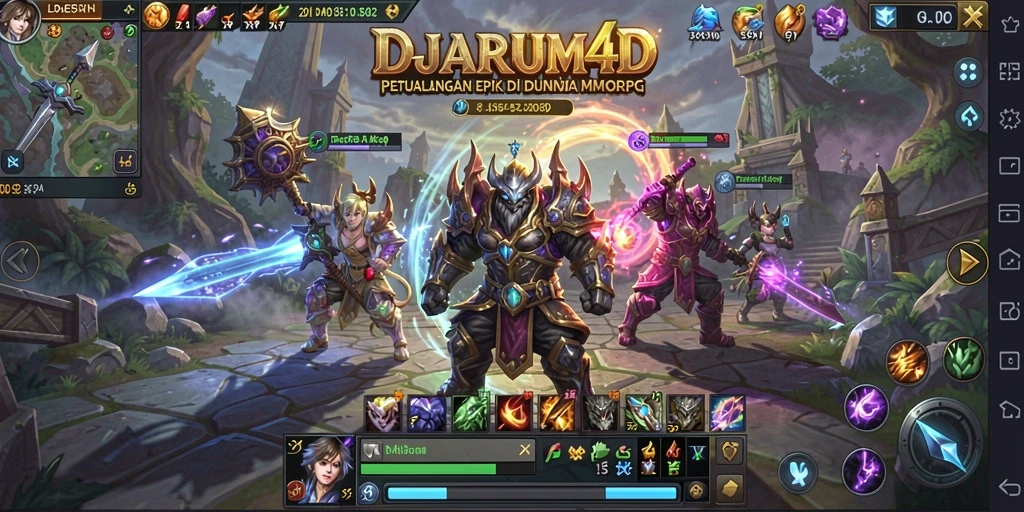 Tampilan gameplay menarik di dunia DJARUM4D.