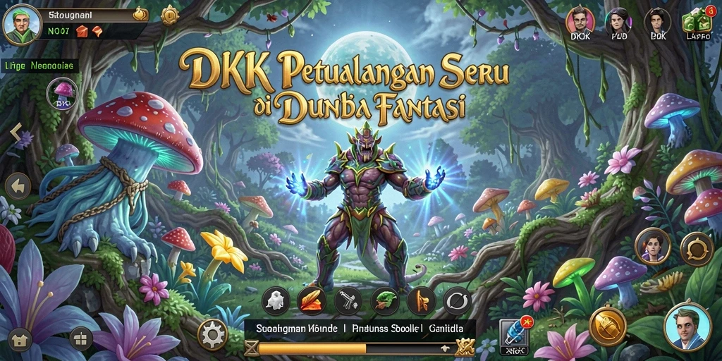 Screenshot gameplay DKK menampilkan momen menegangkan dalam petualangan.
