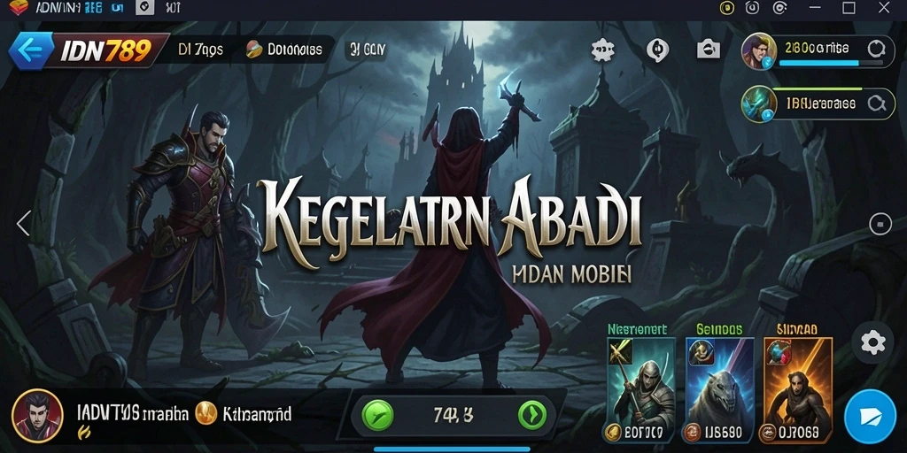 Gambaran gameplay menyeramkan dari IDN789 yang memikat.