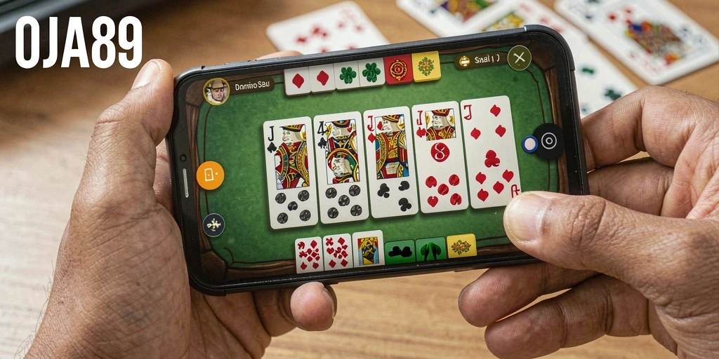 Tampilan menarik dari gameplay OJA89 yang seru dan menantang.