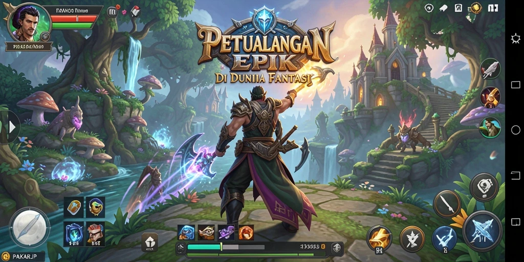 Screenshot utama PAKARJP menampilkan gameplay petualangan yang menegangkan.