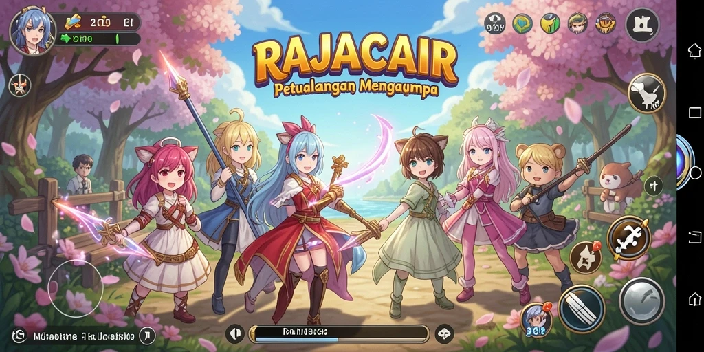 Screenshot gameplay <strong>RAJACAIR</strong> menunjukkan aksi pertarungan yang mendebarkan.