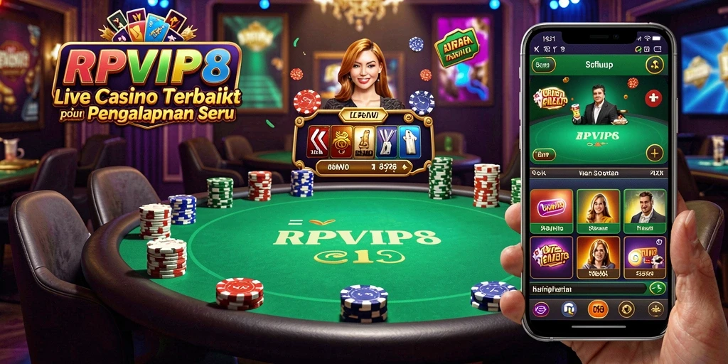 Menampilkan dealer langsung dan permainan menarik di RPVIP8.