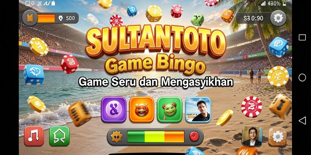 Tampilan gameplay Bingo di SULTANTOTO yang seru dan menarik.