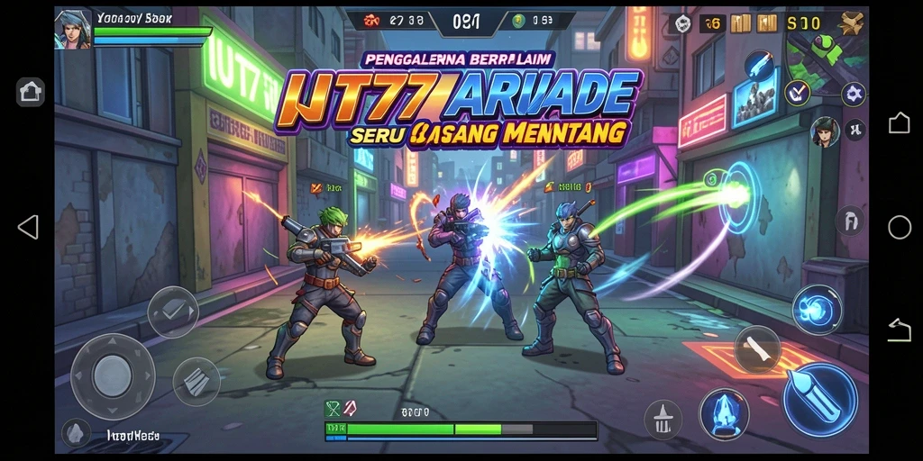 Tampilan gameplay UT77 yang seru dan dinamis.